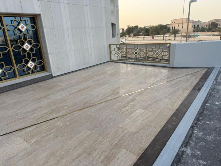 Royal Suite entrance paving and asphalt